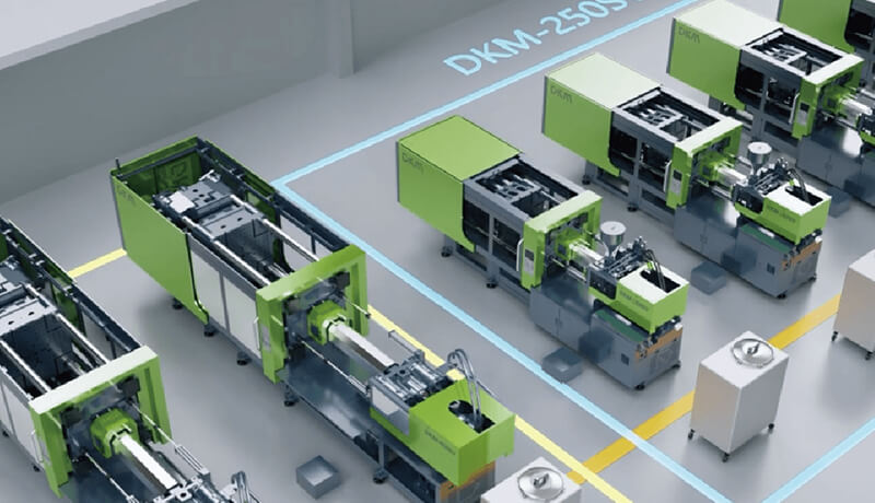 乐天堂fun88智能注塑生产线